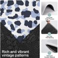 thumbnail image 3 of Blue and Dark Blue Leopard Pattern Kitchen Rugs Sets Of 3,Kitchen Runner Rugs Non Skid Washable,Decorative Kitchen Floor Mats for Kitchen,Sink,Laundry,17"x30"+ 17"x47" + 17"x59", 3 of 6