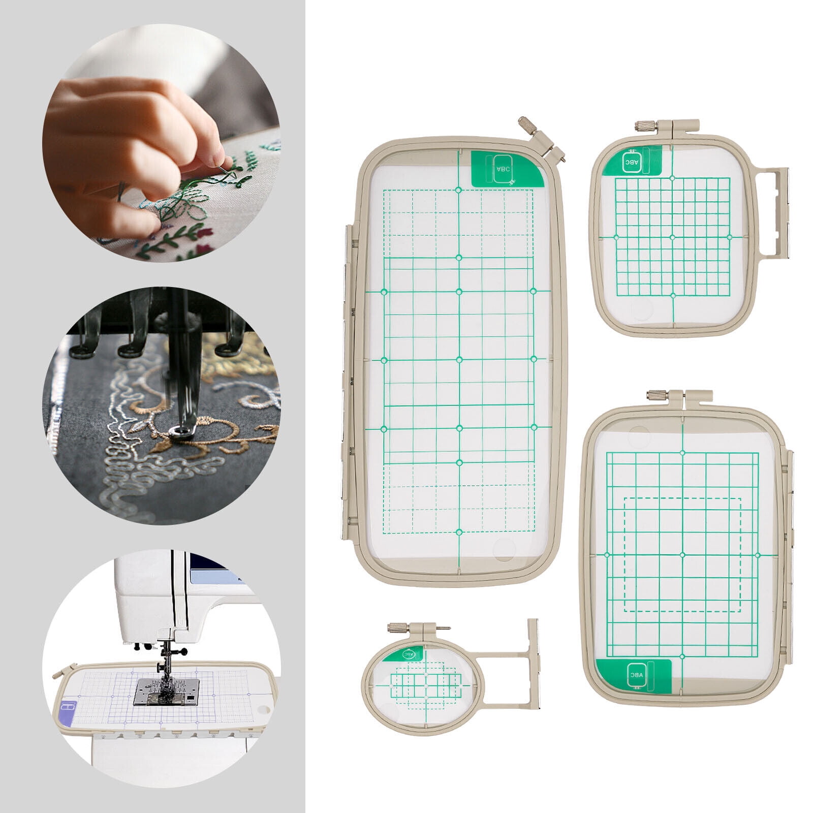 4pc Embroidery Hoops Set High Quality for Brother SE1800 Machine Tool