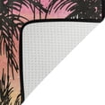 thumbnail image 5 of SKYSONIC 36x24in Summer Palm Trees Area Rug, Watercolor Sunset Non-Slip Floor Carpet for Indoor Living Dining Room Bedroom, 5 of 7