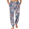 thumbnail image 2 of GrmtClth Men's Breathable Wrinkle Resistant Forest Camo Lounge Jogger Trousers Adjustable Drawstring Waist Casual Sleep Pants Pink S, 2 of 6