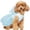 Blue, variant on HQREA Dog Princess Dress for Small Medium Dogs Summer Girl Puppy Tulle Dress Formal Pet Wedding Party Birthday Outfit