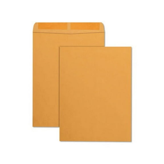 Catalog Envelope 13 1/2, Square Flap, Gummed Closure, 10 x 13, Brown Kraft, 250/Box
