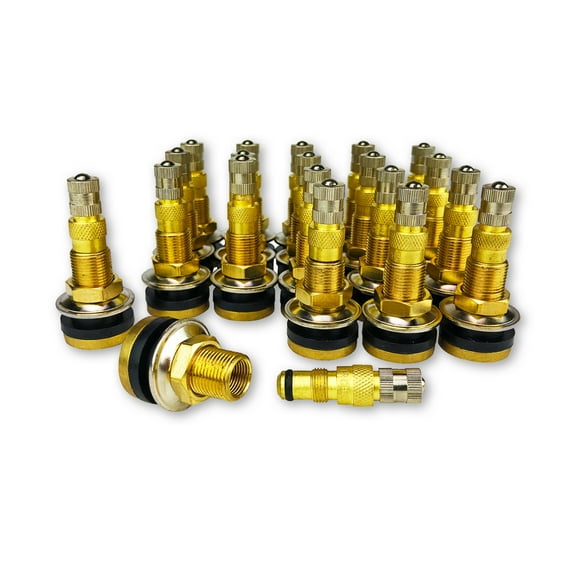 Pack of 20 TR618A Air/Liquid Valve Stems for Industrial Agricultural Wheels by TYK Industries