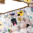 thumbnail image 4 of Wrapables Large & Small Foldable Tote Nylon Reusable Grocery Bags, Set of 2, Cuttie Animals, 4 of 5