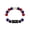 A, variant on 250th Anniversary Beaded Bracelet, Red White Blue Patriotic Stretch Jewelry, Commemorative Gift for Men Women 1pcs