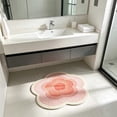 thumbnail image 5 of PYURTEP Flower Shaped Bathroom Rugs Non-Slip Layered Bath Mat Super Cute Quick Drying Bath Rugs Floral Soft and Fluffy Floor Mat for Bathroom, 5 of 6