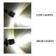 thumbnail image 3 of 1 pieza H4 BA20D faro de motocicleta bombillas LED Moto Chip CSP Hi Lo lente H4 lámpara luces antiniebla Scooter Moto accesorios faro 12V, 3 of 5