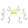 thumbnail image 4 of Unique Bargains 10# Adjustable Fishing Flap Explosion String Hook Prevent Winding Lines with 8 Carbon Steel Hooks 1 Pack/4Pcs, 4 of 5
