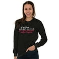 thumbnail image 4 of Dont Succeed Fix Ponytail Start Again Women's Long Sleeve T Shirt Brisco Brands L, 4 of 6