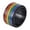 Black, variant on Men's Stainless Steel LGBT Pride Rainbow Turnable Rings 12MM Fidget Band Rings Stress Relieving Anxiety Gift Black Size 9