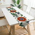 thumbnail image 2 of Table Runner Floral Ethnic Ornament Washable Table Cloth Runner for Holiday Home Wedding Table Top Decoration 13x70 Inches, 2 of 3