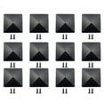 thumbnail image 4 of Protection Black Plastic Fence Post Cap For 4X4 Inches Posts Set Of 12, 4 of 8