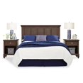 thumbnail image 4 of Homestyles 5503-5015 Marie Queen Size Headboard & Two Nightstands, Brown, 4 of 7