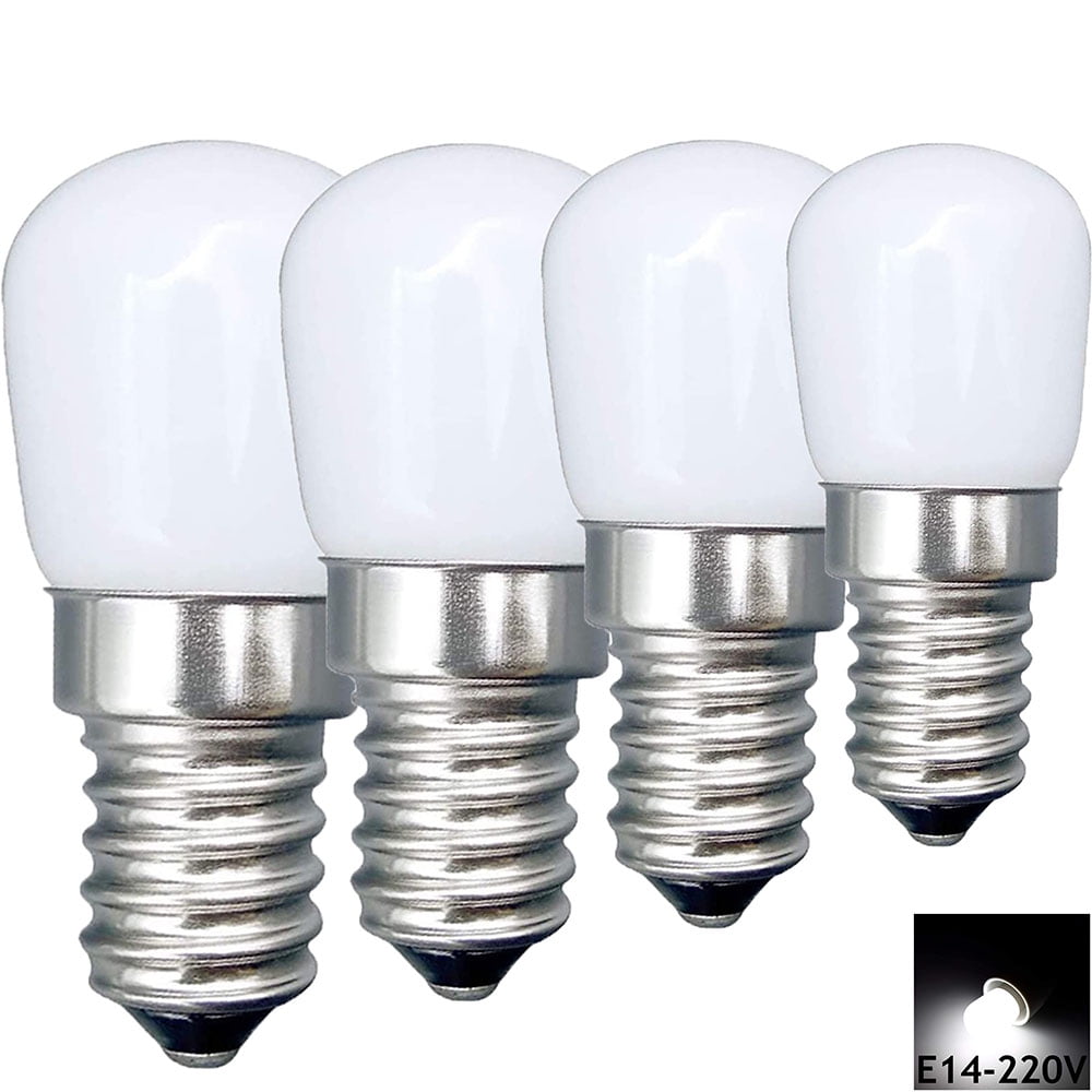 Dan Het strand pijn doen Rosnek LED Refrigerator Light Bulbs, 110V/220V Fridge Corn Bulbs, E14/E12  Base, 1/2/4/6/10Pcs - Walmart.com