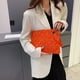 thumbnail image 5 of Bolsa de mano de cuero PU para mujer, de mano de Color sólido para mujer Ehuebsd Para Estrenar, 5 of 8