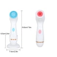 thumbnail image 4 of Vogacara Máquina de limpieza Facial de plástico para mujer, cepillo eléctrico de mano inalámbrico profesional de 500mAh y 3V con batería, Tratamientos faciales Azul, 4 of 6