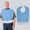 Blue,grey,royal Blue, variant on Kvmzazn Adult Drool Bib for Special Needs, 3 Pack Large Elderly Bandana, Teen Bib for Women Men, Soft Absorbent Set for Kid