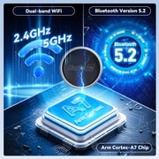 CarlinKit Mini Ultra3, Wireless CarPlay Adapter, Wired to Wireless Car Android Auto Adapter, Dual-Band WiFi, Fast Connect, for Wired CarPlay&Android Auto Cars