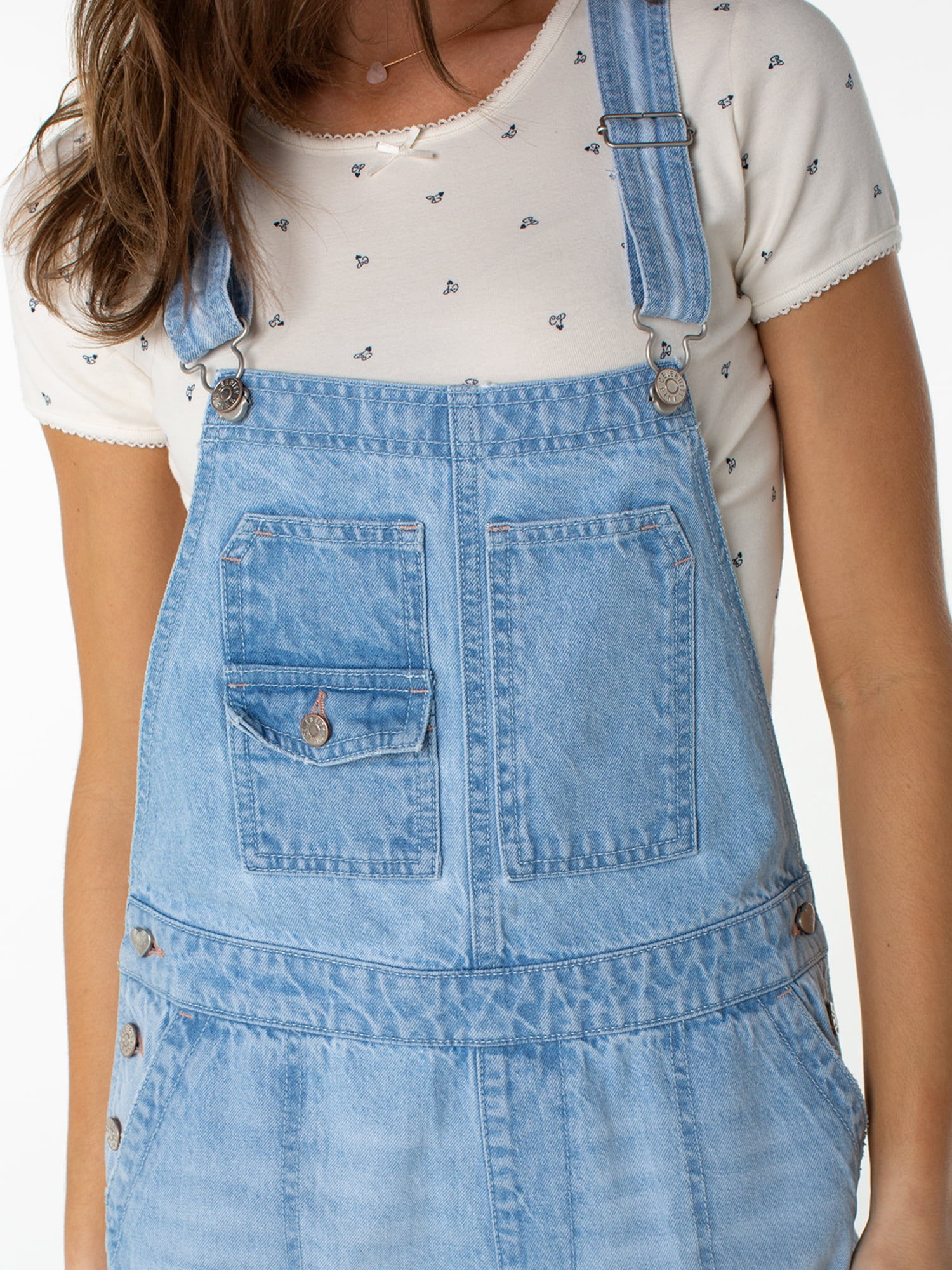 Celebrity Pink Women's Relaxed Boyfriend Overall, Sizes XS-XXXL