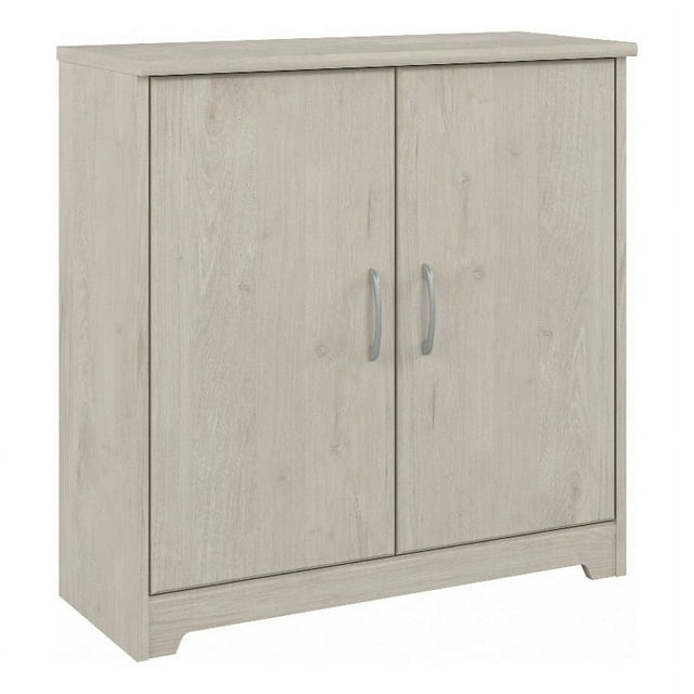 Bush Furniture Cabot Small Entryway Cabinet in Linen White Oak - Engineered Wood