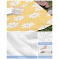 thumbnail image 6 of White Yellow Daisy Beach Towels Oversized Super Absorbent, Spring Summer Floral Botanical Lightweight Bath Towel Quick Dry Sets For Bathroom/Pool/Rv Camping/Beach Play/Gym Room/Picnic 35"x70", 6 of 8