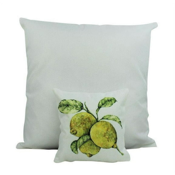 MINI: Vintage Lemon | 8 x 8 | Yellow Lemons | Fruit | Summer Design | Accent Pillow | Tiny House Decor | Lumbar Pillow