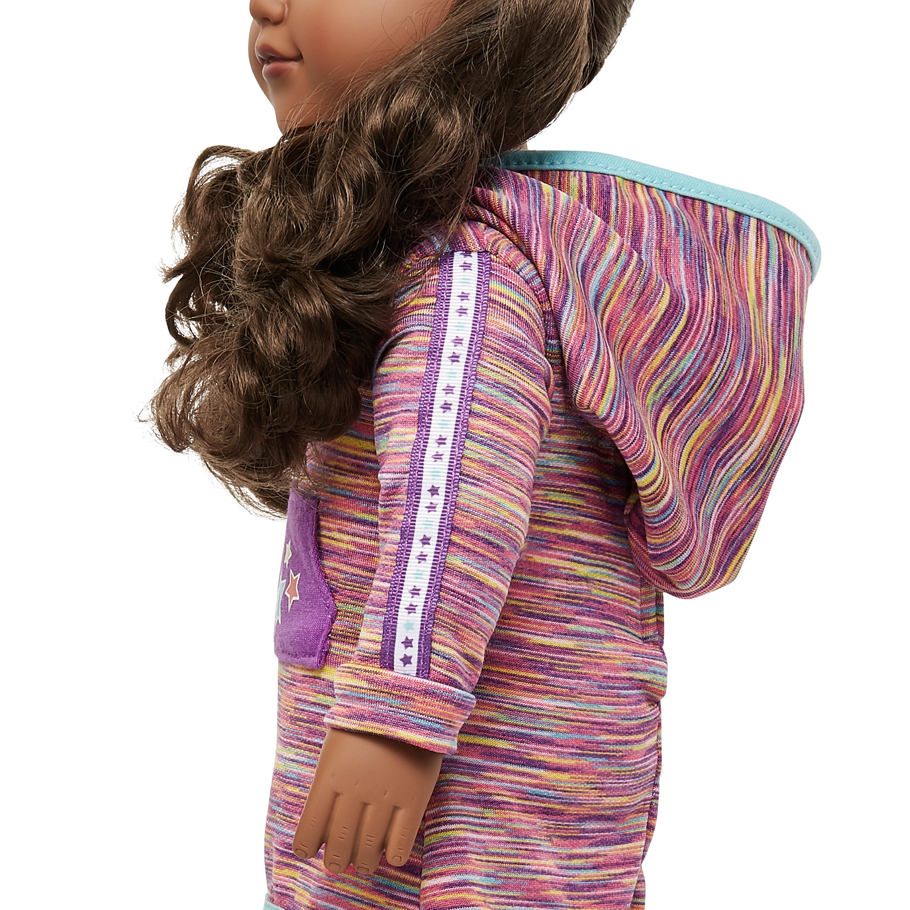 My Life As Purple Hoodie Dress for 18" Dolls