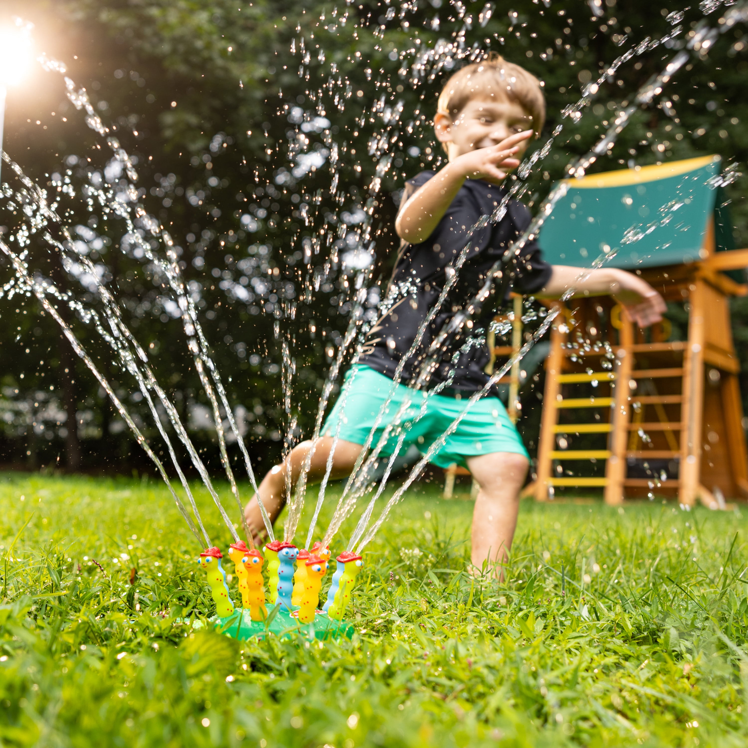 Melissa Doug Sunny Patch Splash Patrol Outdoor Sprinkler Toy