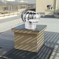 thumbnail image 4 of FRCOLOR Ventilation Hood Hood Ventilator Vent Rainproof Hood 27.50X27.50X24.00CM Silver, 4 of 8