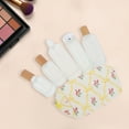 thumbnail image 4 of Unique Bargains 1 Pc Cartoon Print Bow Rose Style Drawstring Makeup Bag for Vacation Yellow Polyester, 4 of 6