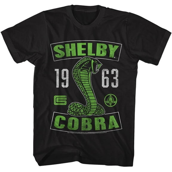 Carroll Shelby SC 1963 Black Adult T-Shirt
