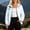 #Blue, variant on Women's Drawstring Hooded Waterproof Zip Up Cuffed Short Outdoor Windbreaker Jacket,L,Women's Plus Size