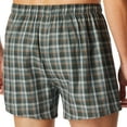 thumbnail image 3 of Schiesser Men Web Boxer Shorts Cotton Multicoloured 3Xl, 3 of 5