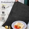 thumbnail image 2 of Placemats Set of 12 Washable Indoor/Outdoor Vinyl Place Mats for Dining Table PVC Weave Table Mats(Black), 2 of 6