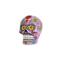 thumbnail image 2 of Jim Shore 4.50In Colorful Calavera, Resin, Halloween Skull Flowers 6012755, 2 of 3