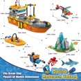 thumbnail image 2 of Set de construcción AKWME City Ocean Explorer Ship con LED de más de 6 años, 2 of 3