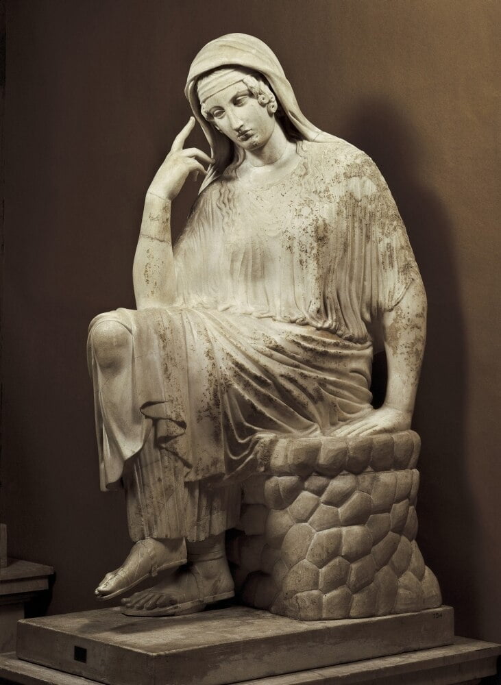 Vatican Penelope. 6Th C. Bc. Roman Copy After A Greek Original