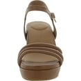 thumbnail image 3 of Gentle Souls by Kenneth Cole Womens VIKI Almond toe Wedge Wedge Sandals, 3 of 4