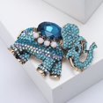 thumbnail image 4 of Wiywef Women Elephant Brooche Crystal Animal Badgee Lapel Pin Dress Accessories Alloy Clothe Decoration Luxury Jewelry Gifts, 4 of 7