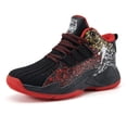 thumbnail image 3 of Zapatillas de baloncesto antideslizantes para niños, calzado deportivo de alta calidad, suela gruesa suave, zapatillas de entrenamiento antideslizantes para niñas, 3 of 5