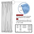 thumbnail image 6 of Elegant Blackout Curtains Rod Pocket Sliding Door Drapes Sky Blue W25" x L40", 6 of 7