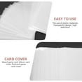 thumbnail image 2 of 100 Sheets Transparent Cards Sleeve Covers Game Cards Protector Sleeve Plastic, 2 of 8