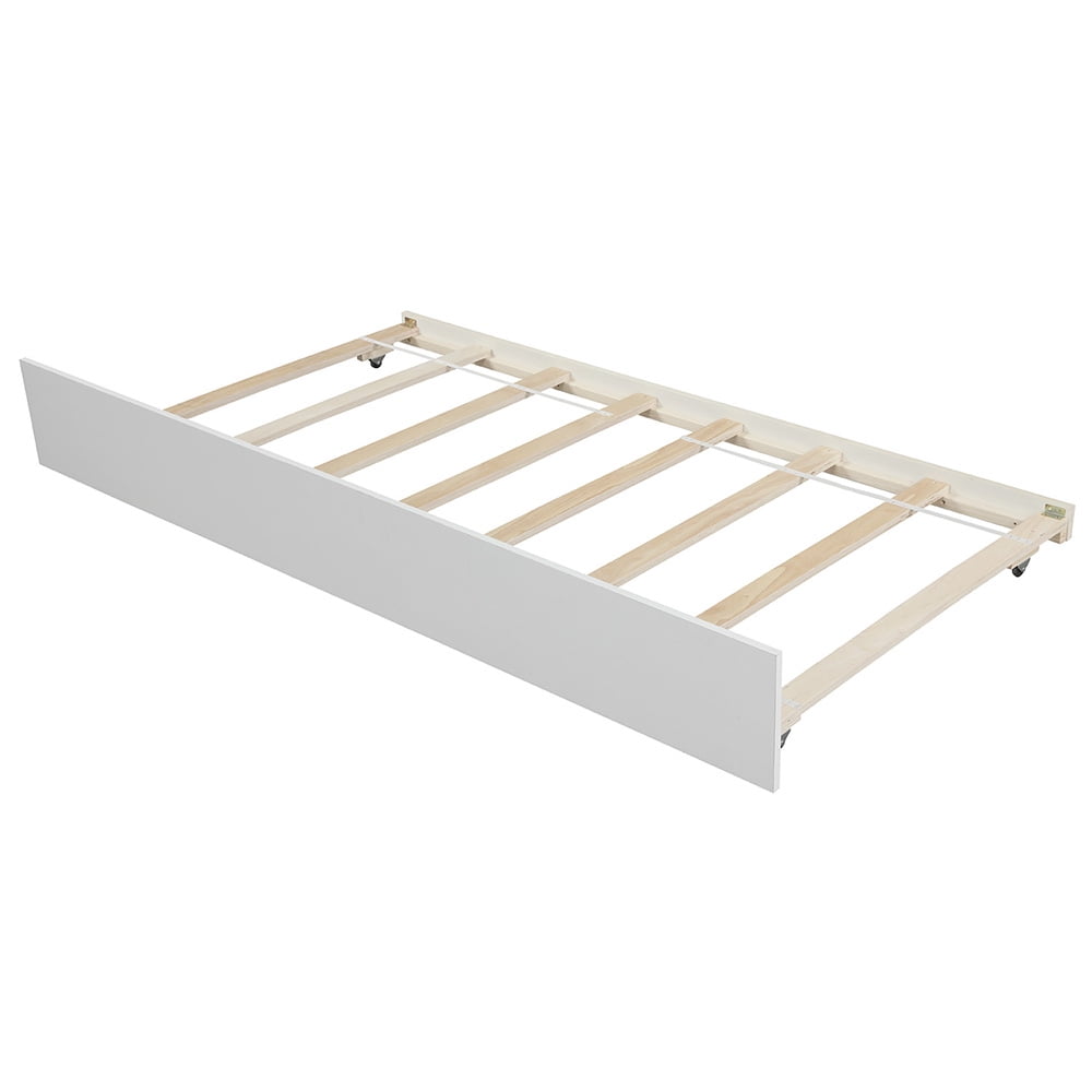 Lowestbest Solid Wood Platform Bed with Trundle, Wood Slat Support Lowestbest Solid Wood Platform Bed with Trundle, Wood Slat Support