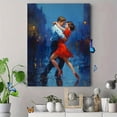 thumbnail image 4 of Romantic Couple Dancing in Rain Oil Canvas Print, Wall Decor for Living Room Bedroom Dining Room Hotel Office Bar, 4 of 8