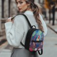 thumbnail image 3 of Eheartsgir Rooster Floral Mandala Pattern Zipper Compartment Daypack, Waterproof Travel Shoulder Bag with Lightweight for Shopping Outing, 3 of 8