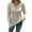 Beige, variant on ShiShine Womens Long Sleeve Shirts V-Neck Striped Slim Fit Tops Casual Stretch Basic Tee Going Out Top Fall Fashion 2025