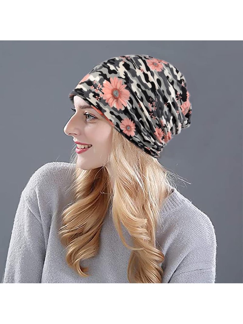 Cotton Slouchy Beanie Cap Scarf for Chemo Hair Loss Women main image 3