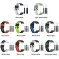 thumbnail image 2 of (Black-grey)For Garmin Instinct 22mm Silicone Mixing Color Watch Band AGYB, 2 of 5