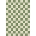 thumbnail image 7 of WIPONKEN 6'x9' Modern Checkered Area Rugs for Living Room Green Rugs for Bedroom Kitchen Non Slip Washable Geometric Contemporary Carpets Office Playroom Dorm Dining Room Rugs, 7 of 7