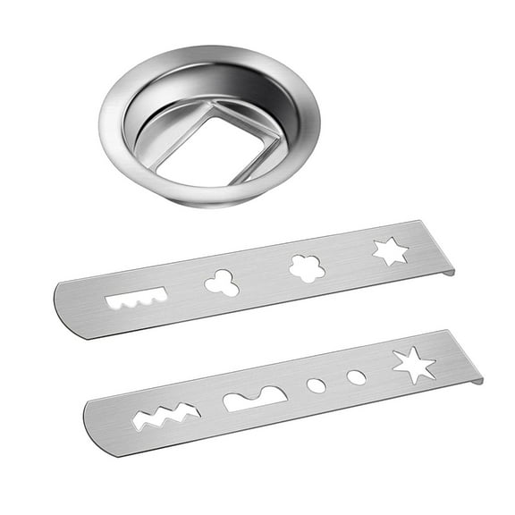 Stainless Steel Nozzle Biscuit Accessories Metal Texture Suitable for Meat